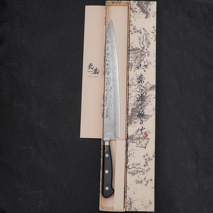 Sujihiki Silver Steel #3 Nashiji Western Handle 270mm