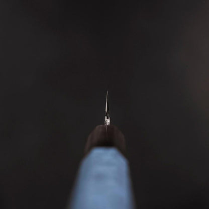 Sujihiki Silver Steel #3 Nickel Damascus Buffalo Turquoise Handle 270mm