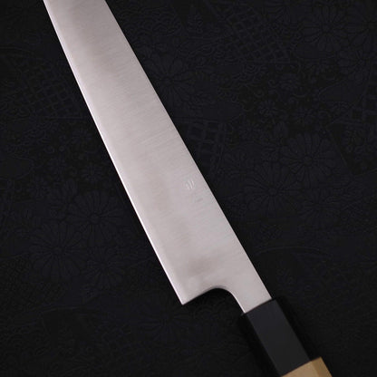 Sujihiki Silver Steel #3 Polished Buffalo Magnolia Handle Handle 240mm