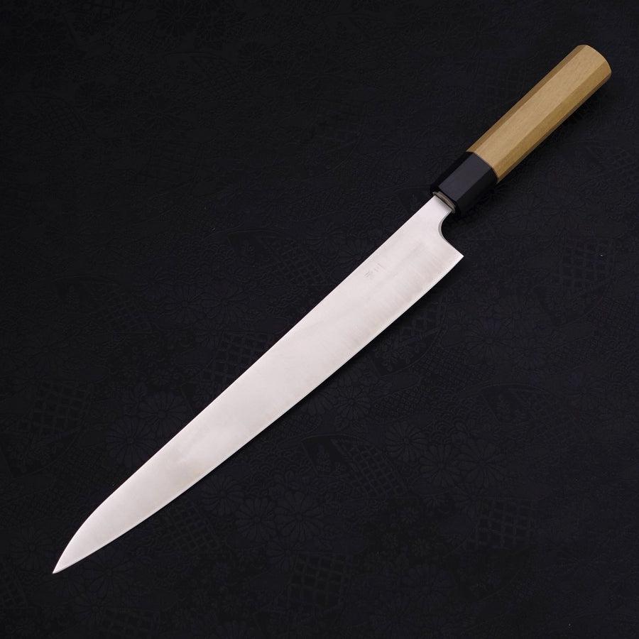 Sujihiki Silver Steel #3 Polished Buffalo Magnolia Handle Handle 270mm