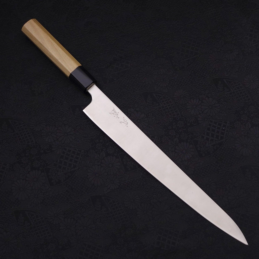 Sujihiki Silver Steel #3 Polished Buffalo Magnolia Handle Handle 270mm