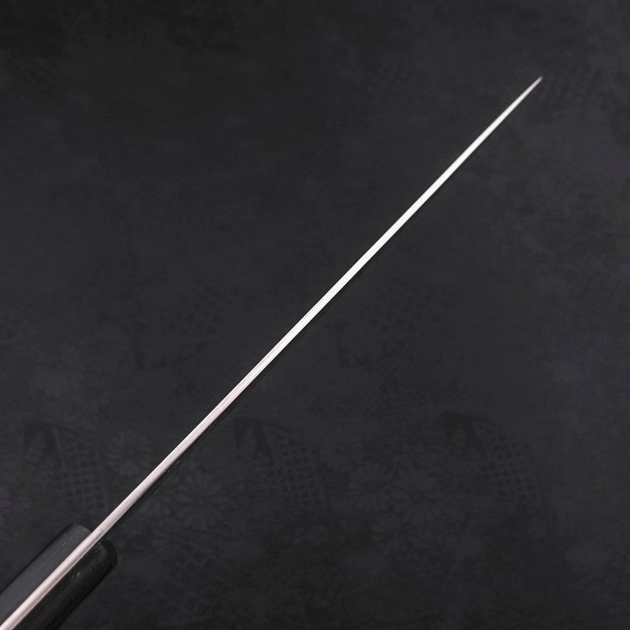 Sujihiki Silver Steel #3 Polished Western Black Handle 210mm