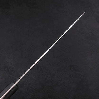 Sujihiki Silver Steel #3 Polished Western Black Handle 210mm