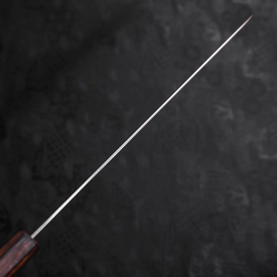 Sujihiki Stainless Clad Blue Super Polished Sumi Urushi Handle 240mm