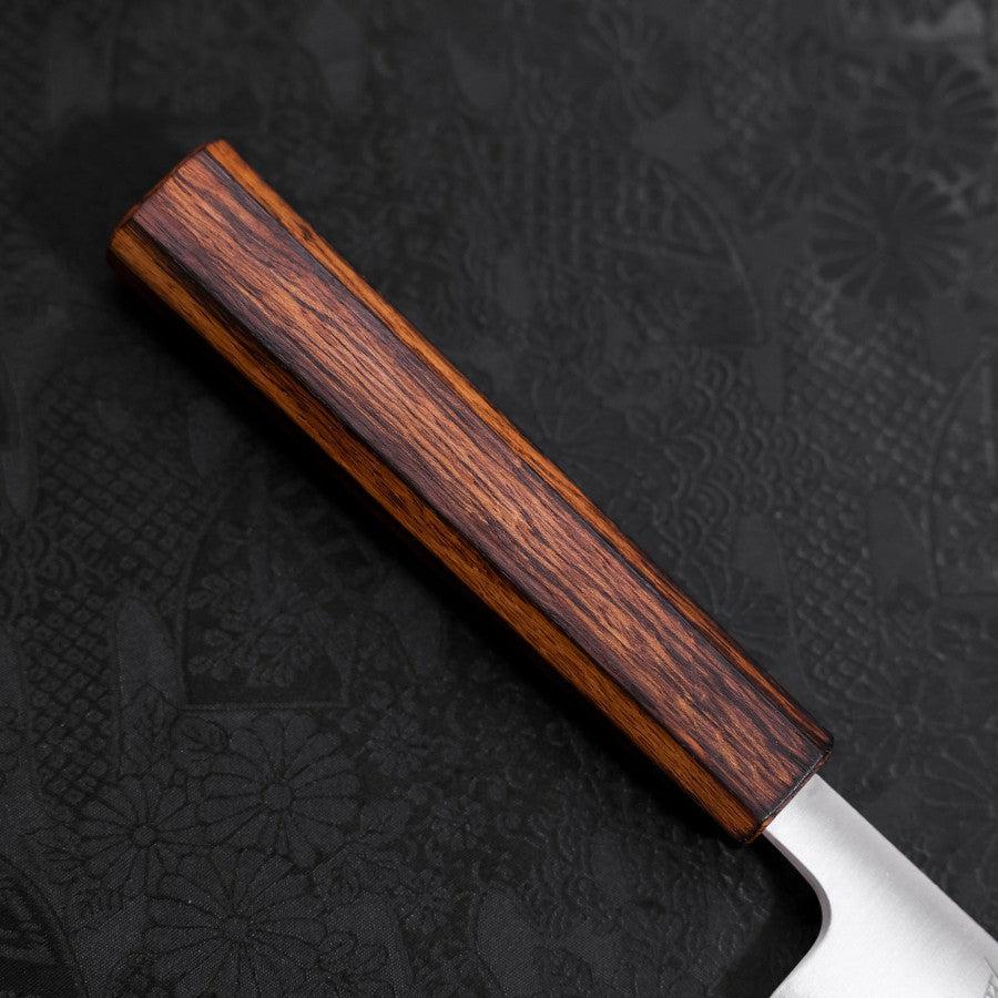 Sujihiki Stainless Clad Blue Super Polished Sumi Urushi Handle 240mm