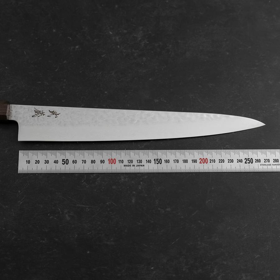 Sujihiki VG-10 Tsuchime Damascus Ashwood Handle 270mm