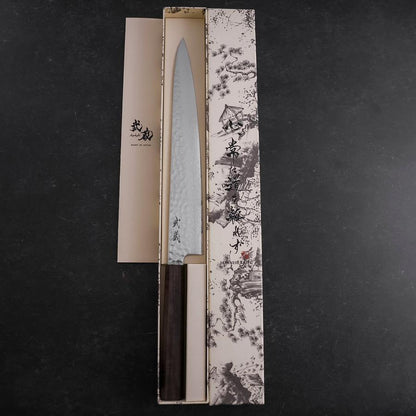 Sujihiki VG-10 Tsuchime Damascus Ashwood Handle 270mm