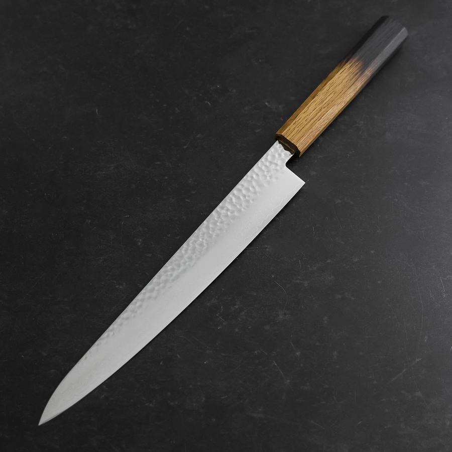 Sujihiki VG-10 Tsuchime Damascus Yaki Urushi Handle 240mm