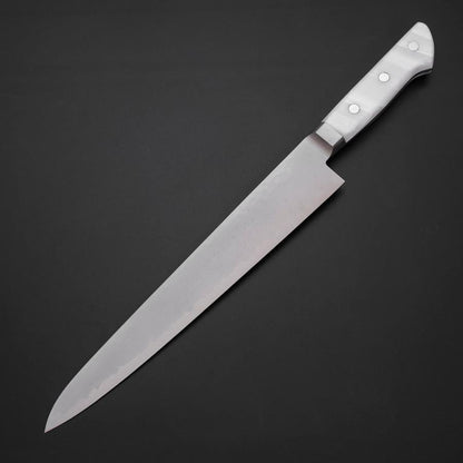 Sujihiki VG-5 Tsuchime Western White Marble Handle 240mm