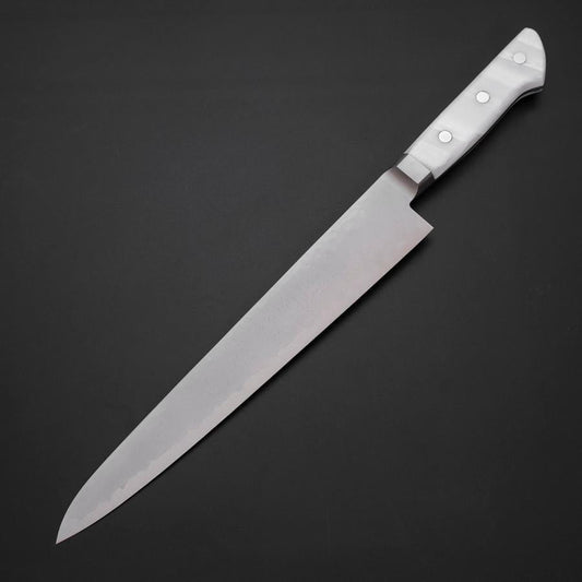 Sujihiki VG-5 Tsuchime Western White Marble Handle 240mm