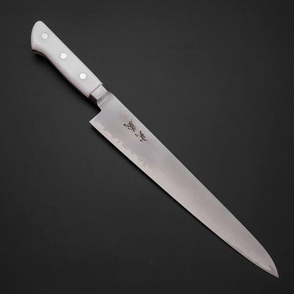 Sujihiki VG-5 Tsuchime Western White Marble Handle 240mm