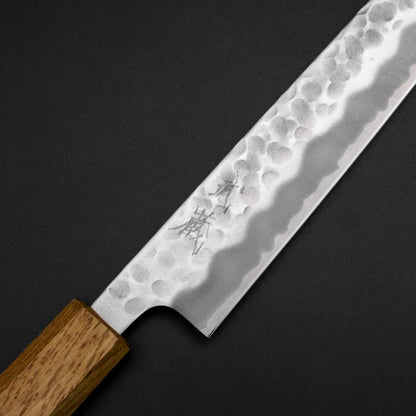 Sujihiki White Steel #2 Tsuchime Yaki Urushi Handle 240mm