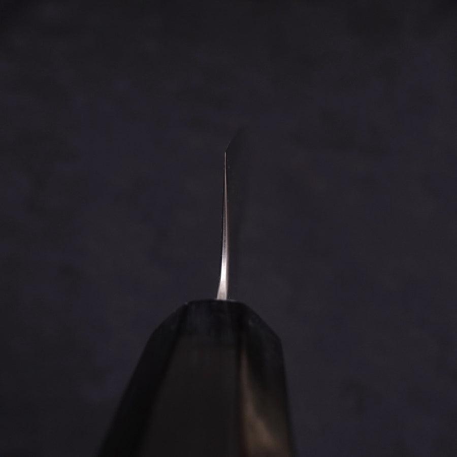 Sujihiki White Steel #1 Stainless Clad Buffalo Magnolia Handle 240mm