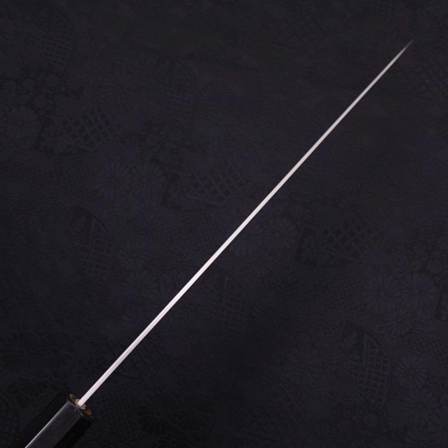 Sujihiki White Steel #1 Stainless Clad Buffalo Magnolia Handle 240mm