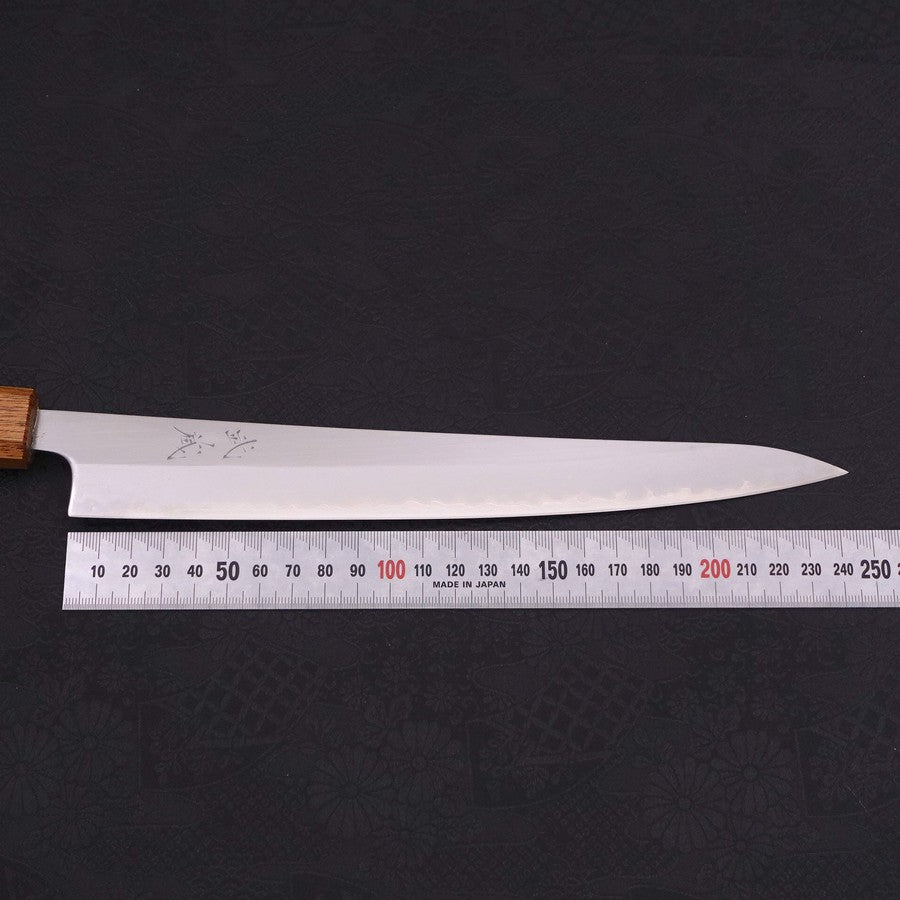 Sujihiki White Steel #1 Yaki Urushi Handle 240mm