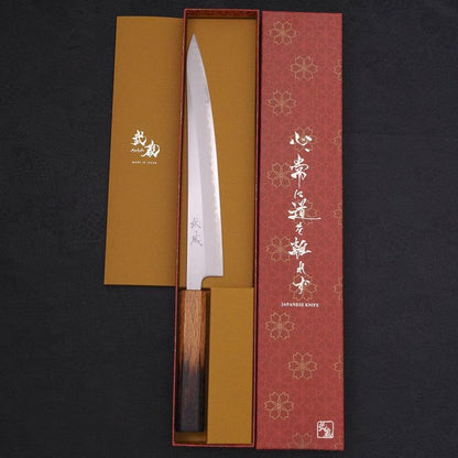 Sujihiki White Steel #1 Yaki Urushi Handle 240mm