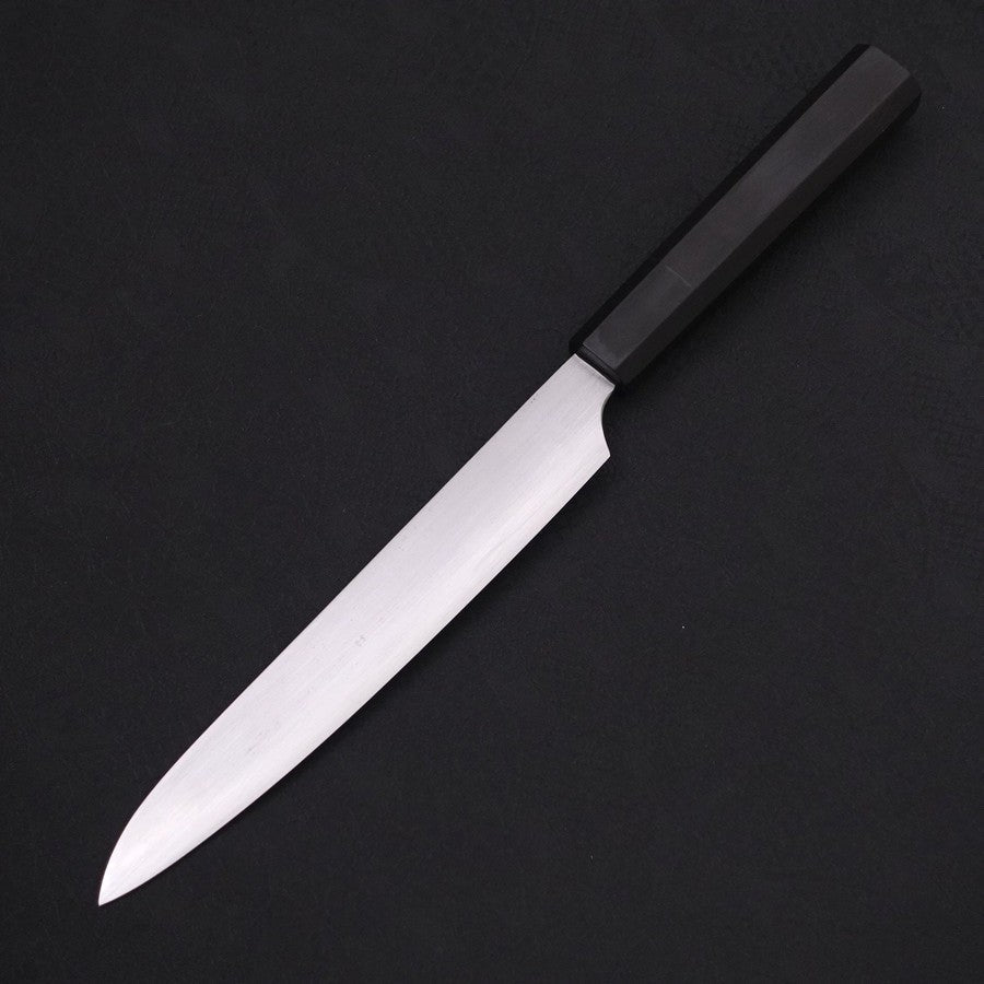 Sujihiki White Steel #2 Super Polished Buffalo Ebony Handle 170mm