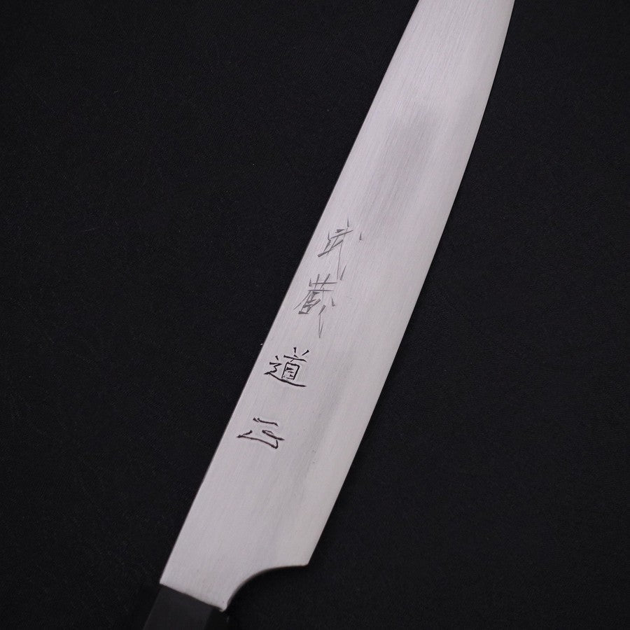 Sujihiki White Steel #2 Super Polished Buffalo Ebony Handle 170mm