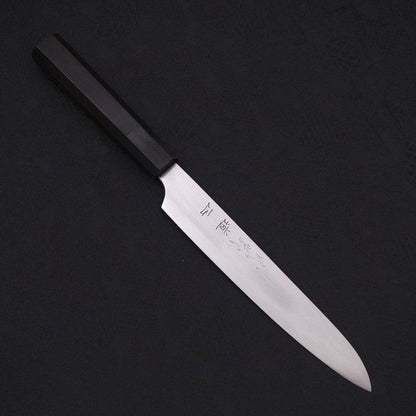 Sujihiki White Steel #2 Super Polished Buffalo Ebony Handle 170mm