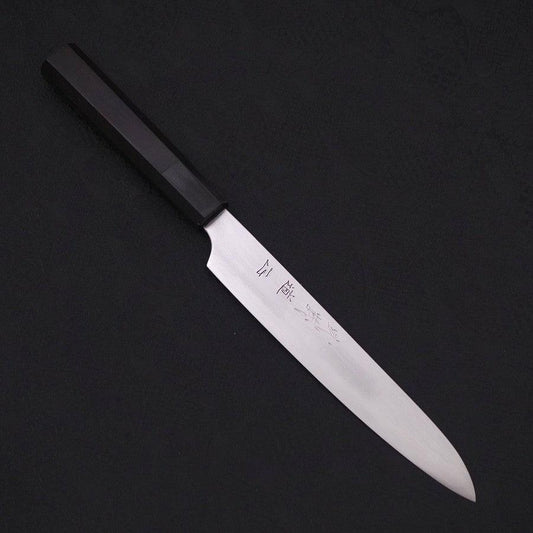 Sujihiki White Steel #2 Super Polished Buffalo Ebony Handle 170mm