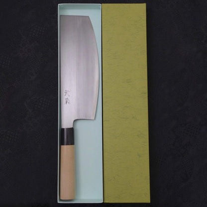 Sushikiri White Steel #2 Kasumi Buffalo Magnolia Handle 240mm