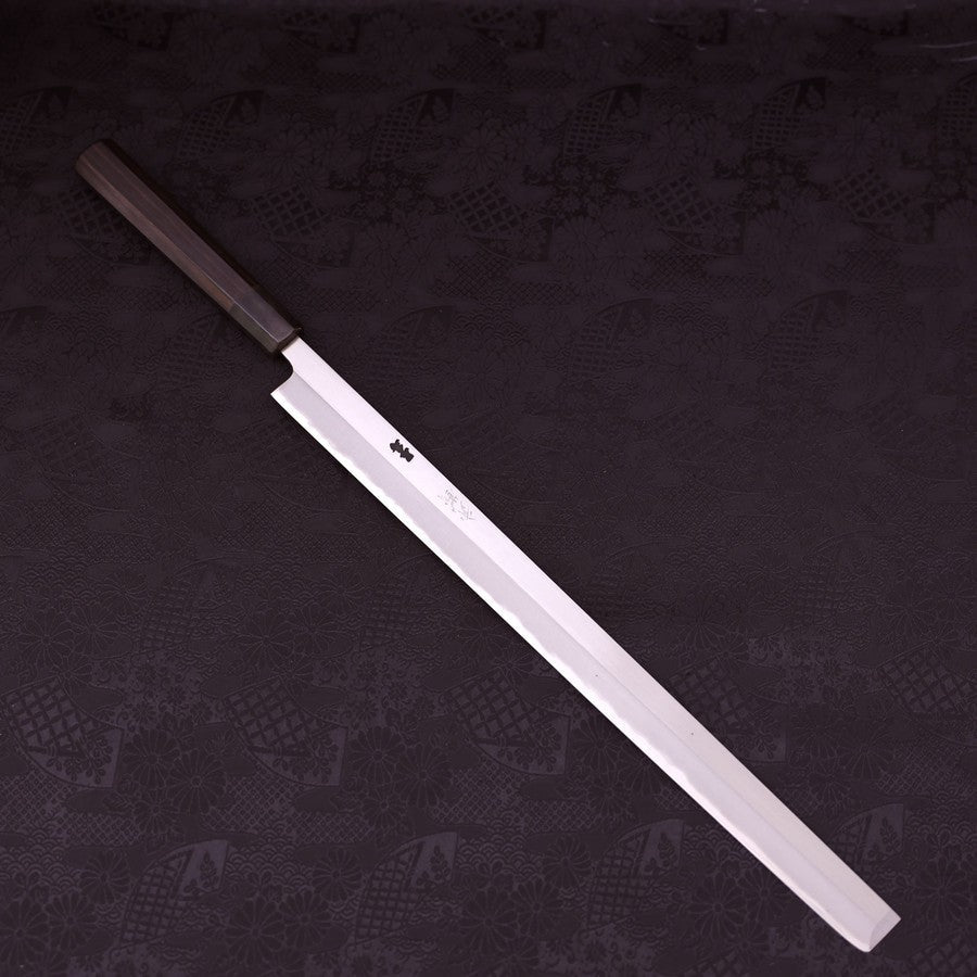 Takohiki Stainless Clad Blue Steel #2 Buffalo Ebony Handle 360mm