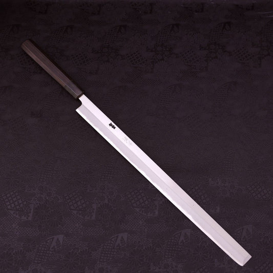 Takohiki Stainless Clad Blue Steel #2 Buffalo Ebony Handle 360mm