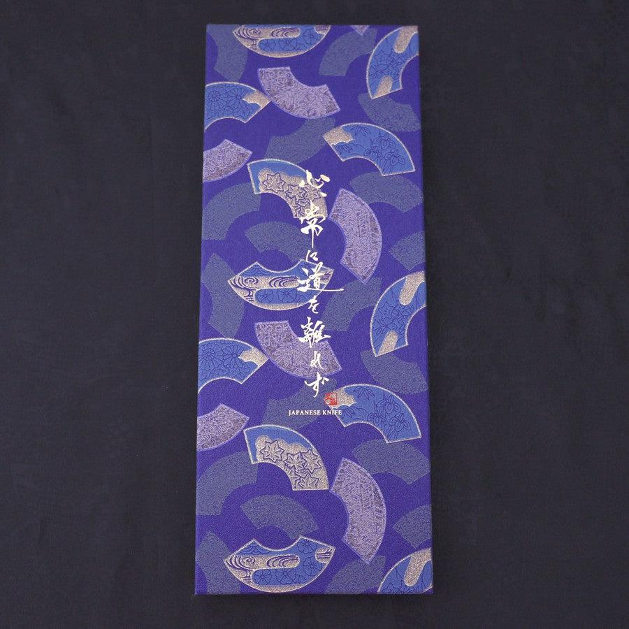 Traditional Blue Washi Gift Wrapping Knife Set Box