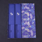 Traditional Blue Washi Gift Wrapping Knife Set Box