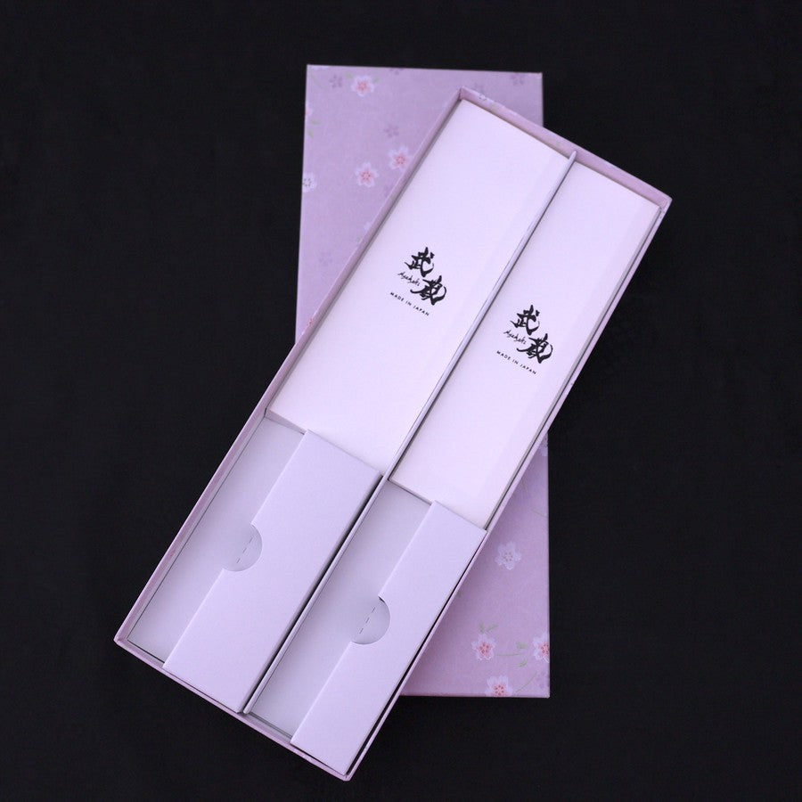 Traditional Sakura Washi Gift Wrapping Knife Set Box