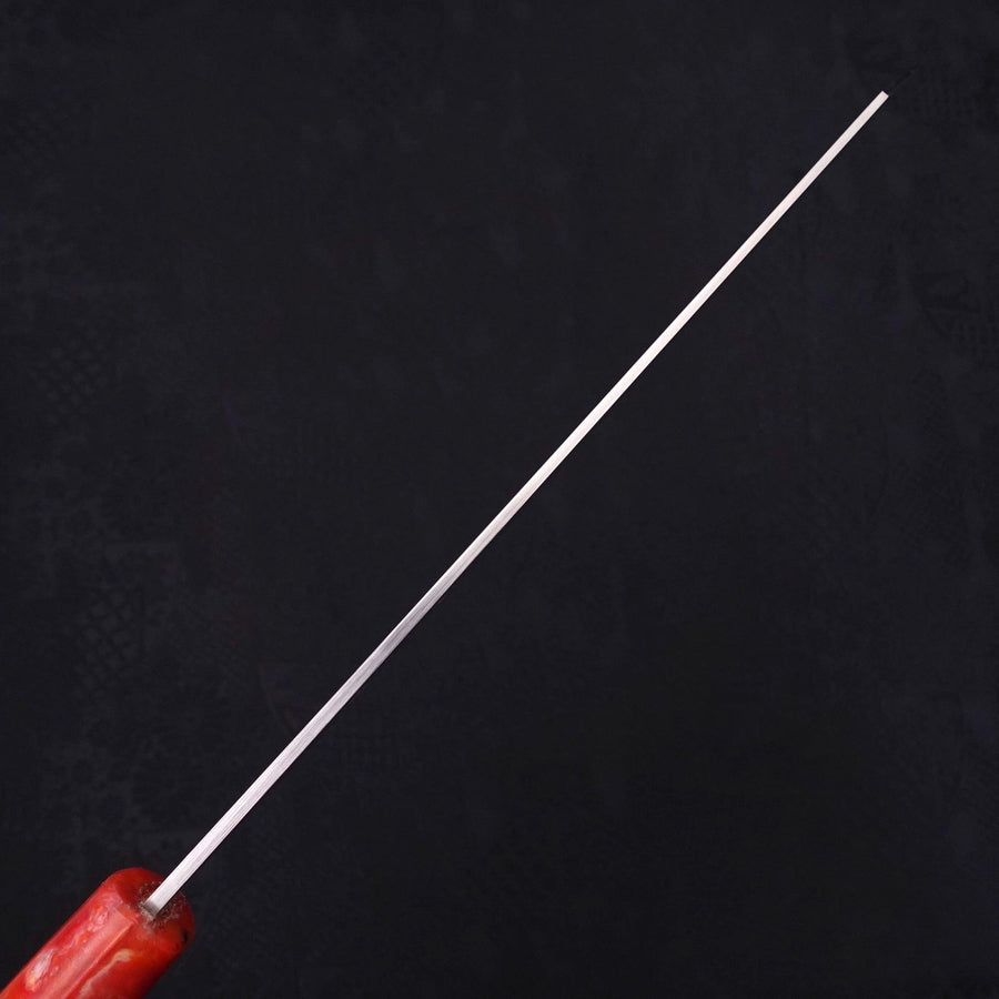 Tsushima Knife Kiritsuke VG-10 Damascus Ocean Red Handle 210mm