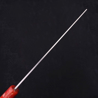 Tsushima Knife Kiritsuke VG-10 Damascus Ocean Red Handle 210mm