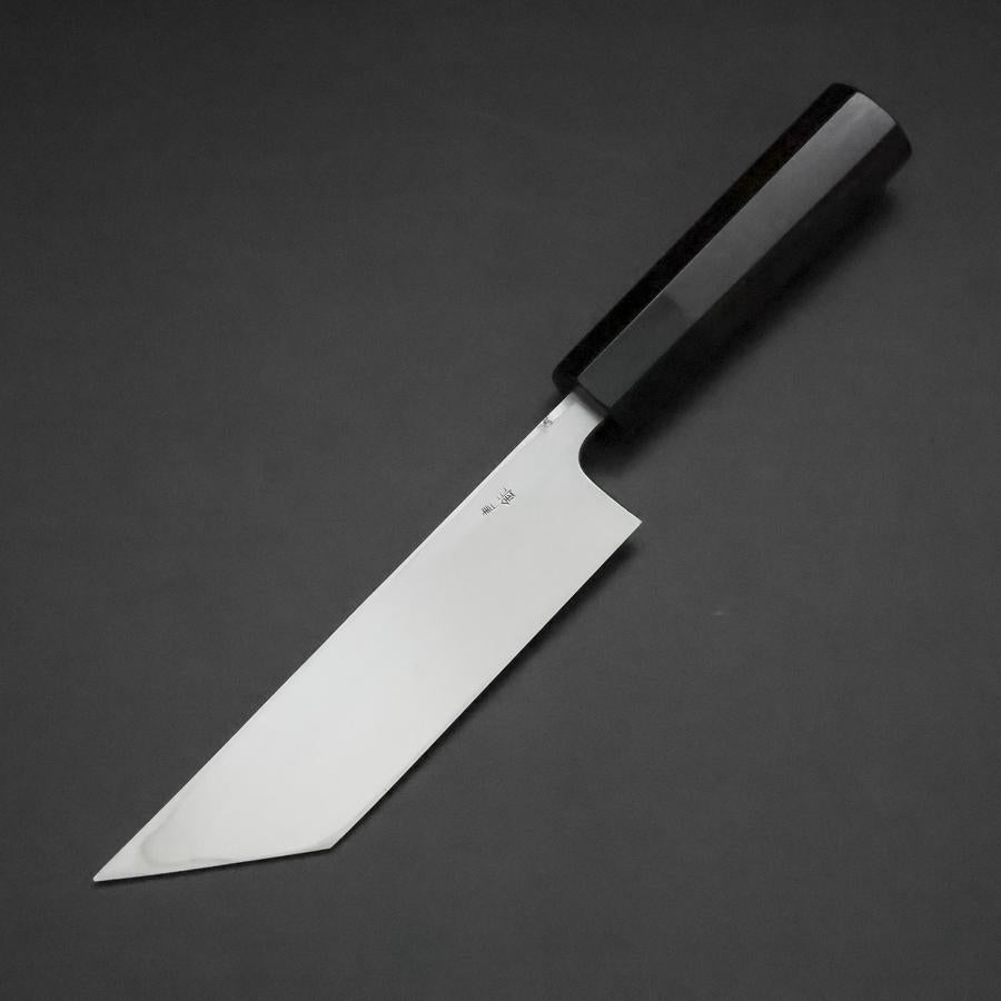 Unagisaki (Edo) Blue Steel #1 Hon-Kasumi Buffalo Ebony Handle 150mm