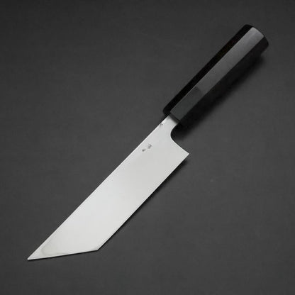 Unagisaki (Edo) Blue Steel #1 Hon-Kasumi Buffalo Ebony Handle 150mm