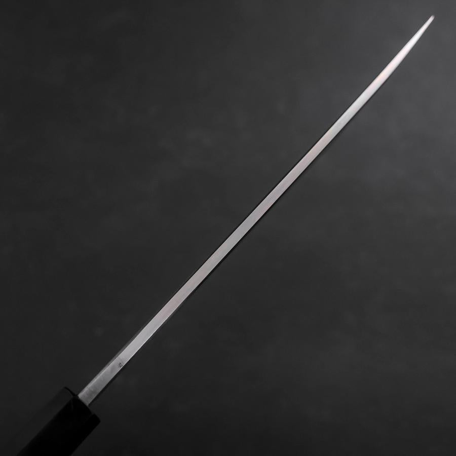 Unagisaki (Edo) Blue Steel #1 Hon-Kasumi Buffalo Teak Handle 195mm