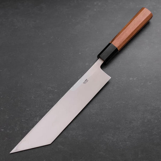 Unagisaki (Edo) White Steel #2 Hon-Kasumi Buffalo Teak Handle 210mm
