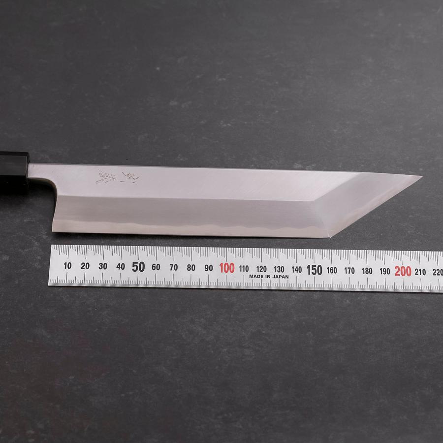 Unagisaki (Edo) White Steel #2 Hon-Kasumi Buffalo Teak Handle 210mm