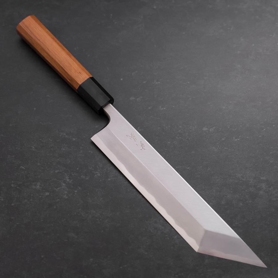 Unagisaki (Edo) White Steel #2 Hon-Kasumi Buffalo Teak Handle 210mm