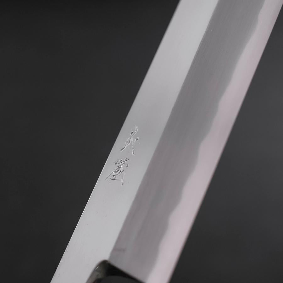 Usuba (Kanto) White Steel #1 Mirror Buffalo Walnut Handle 240mm