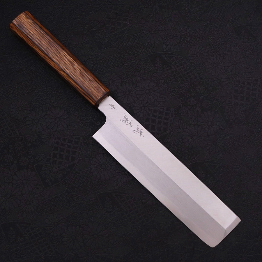 Usuba(Kanto) Blue Steel #2 Kasumi Sumi Urushi Handle 165mm