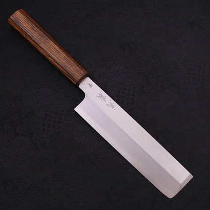 Usuba(Kanto) Blue Steel #2 Kasumi Sumi Urushi Handle 165mm
