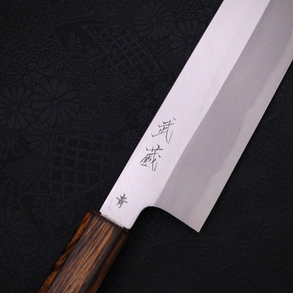 Usuba(Kanto) Blue Steel #2 Kasumi Sumi Urushi Handle 210mm