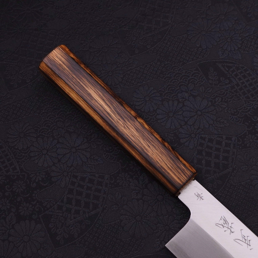 Usuba(Kanto) Blue Steel #2 Kasumi Sumi Urushi Handle 210mm