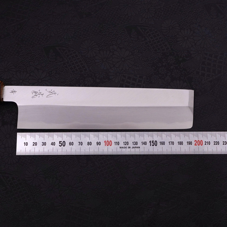 Usuba(Kanto) Blue Steel #2 Kasumi Sumi Urushi Handle 210mm