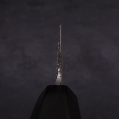 Usuba(Kanto) Blue Steel #2 Suminagashi Buffalo Ebony Handle 180mm