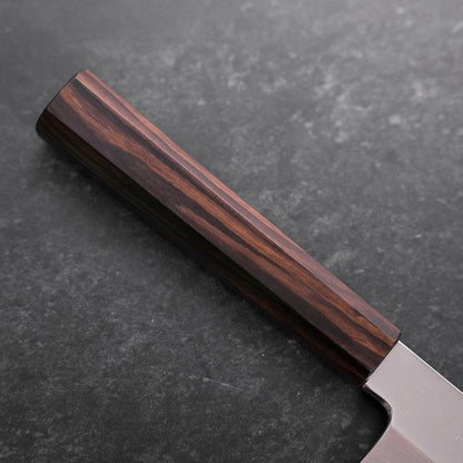 Usuba(Kanto) Honyaki Silver Steel #3 Mirror Ebony Handle 180mm