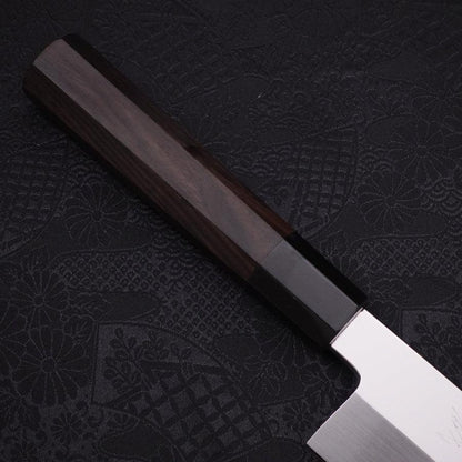Usuba(Kanto) Honyaki Silver Steel #3 Mirror Finish Buffalo Ebony Handle 180mm
