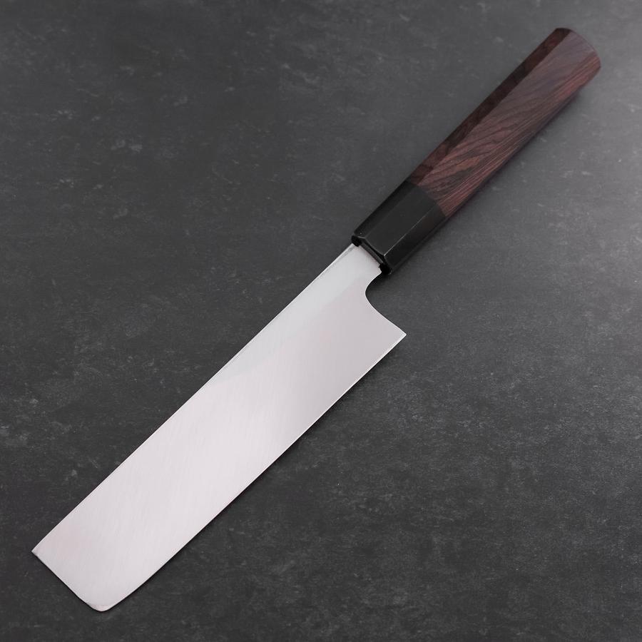 Usuba(Kanto) White Steel #2 Kasumi Buffalo Ebony Handle 165mm