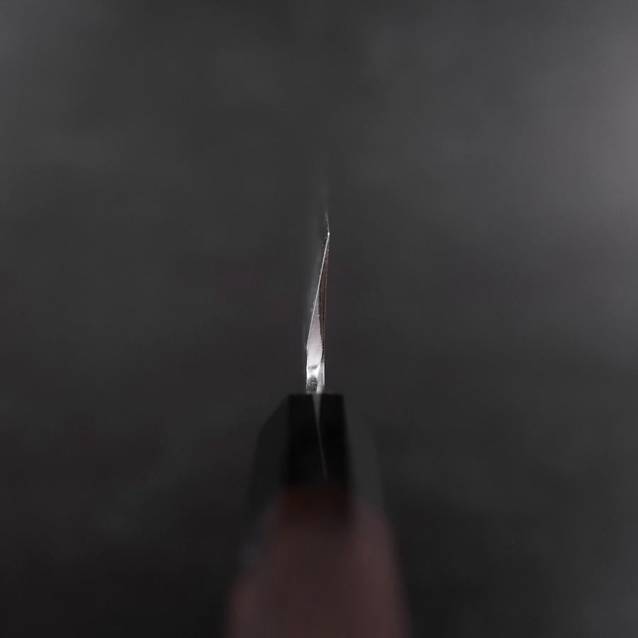 Usuba(Kanto) White Steel #2 Kasumi Buffalo Ebony Handle 165mm