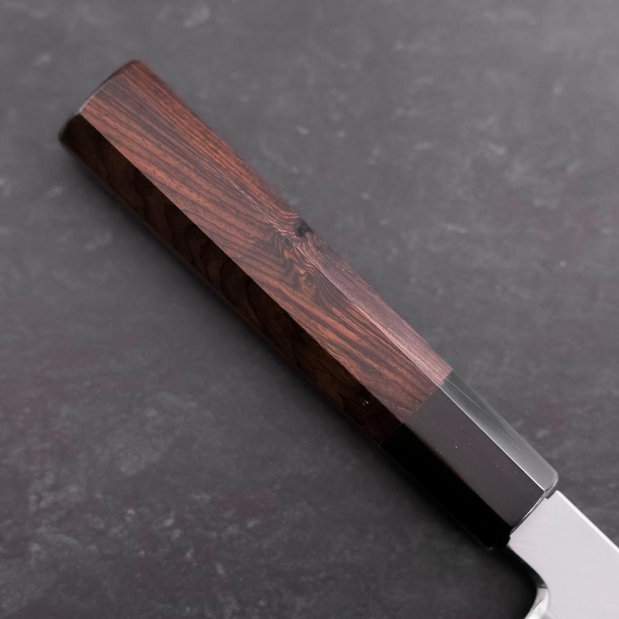 Usuba(Kanto) White Steel #2 Kasumi Buffalo Ebony Handle 165mm